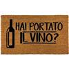 BIANCHERIAWEB Zerbini Entrata Ingresso Casa Esterno Antiscivolo Cocco Varie Fantasie 70x40 Vino