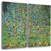 Giallobus - Quadri Grande Formato XXL - Gustav Klimt - Artisti Famosi - Melo I - Tela Canvas - 204x140cm | 2pcs. x 100x140cm - Pronto da Appendere - Quadri Moderni per la casa