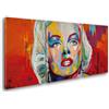 Giallobus - Quadri Grande Formato XXL - Pop Art - Marilyn 2 - Tela Canvas - 308x140cm | 3pcs. x 100x140cm - Pronto da Appendere - Quadri Moderni per la casa
