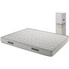 EVERGREENWEB MATERASSI & BEDS EVERGREENWEB - Materasso Matrimoniale 160x190 Alto 18 cm in Poliuretano ORTOPEDICO lastra Water Foam Bio + COPPIA CUSCINI Memory Foam GRATIS, Rivestimento Morbido Bianco ANALLERGICO x per Reti e Letti