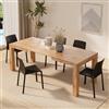 Mobili Fiver, Tavolo Allungabile Moderno, Iacopo, 140(220) x90 cm, Rovere Rustico, per 6-10 persone, Tavolo Cucina, Soggiorno, Made in Italy