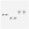 Giallobus - Appendiabiti da Parete - Hello Color 01 - Kit 6 pz - Vetro Acrilico - Kit 6 PCS. - Palette Colours 01 - Ganci attaccapanni e Accessori da Muro Decorativi