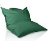 Bepouf Poltrona Sacco Puf Pouf Cuscino Puff Cuscinone Poliestere Pieno (Verde Pino, L)