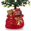 Avilia - Base Albero di Natale 120-180 cm con Design Sacco di Regali Dipinto a Mano, Ø Aggancio 3,7xH9,5 cm, Supporto Decorativo Robusto e Resistente per Atmosfera Festiva