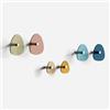 Giallobus - Appendiabiti da Parete - Harmony Color 02 - Kit 6 pz - Vetro Acrilico - Kit 6 PCS. - Palette Colours 02 - Ganci attaccapanni e Accessori da Muro Decorativi