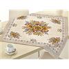 BIANCHERIAWEB Tovaglia Copritavolo Centrino Runner Tavola Fantasia Floreale Sunlight Girasoli 90x90 Sunlight
