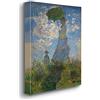 Giallobus - Quadro - Claude Monet - Donna con Ombrello - Tela Canvas Telaio Premium Alto Spessore - 50x70 - Pronto da Appendere - Quadri Moderni per la casa