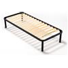 EVERGREENWEB MATERASSI & BEDS EVERGREENWEB - Miglior Rete Letto Singolo 90x190 a Doghe in Legno Ortopedica Alta 35 cm Rinforzata + Kit 4 Piedi Smontabili, Struttura in Ferro, Base da Incasso per Letti e Materassi Singoli, Saldi