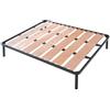 EVERGREENWEB MATERASSI & BEDS EVERGREENWEB Rete Letto Doghe Larghe in Legno Ortopedica con 4 Piedi Smontabili, Struttura portante in Ferro Rinforzata, Base da Incasso per Tutti Tipi di Letti e Materassi |Lime (Lime, 90 x 190)