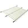 EVERGREENWEB MATERASSI & BEDS EVERGREENWEB Rete a Doghe matrimoniale 160x200 cm - 16 Doghe con telaio flessibile - Senza Telaio - Base a Doghe Materasso in Legno di Betulla avvolgibile e pratica - per Letto con Rete a Piattaforma
