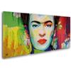 Giallobus - Quadri Grande Formato XXL - Pop Art - Frida - Tela Canvas - 218x100cm | 3pcs. x 70x100cm - Pronto da Appendere - Quadri Moderni per la casa
