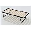 EVERGREENWEB MATERASSI & BEDS EVERGREENWEB - Rete a doghe Singola 80x190 cm Letto Apribile Salvaspazio con Gambe Pieghevoli, Doghe in Legno Naturale di Faggio, 4 Ruote AntiGraffio Struttura in Ferro Rinforzata per Tutti Materassi