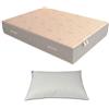 Baldiflex Emporio Materasso Singolo Molle e Memory Luxury 90x200 cm, 800 Molle e 3 cm Memory, Altezza 25 cm