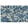 BIANCHERIAWEB Tappeto Salotto Velour Antiscivolo Dis Fior di Loto Colore Jeans Suardi 175x240 Jeans