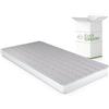 EVERGREENWEB MATERASSI & BEDS EVERGREENWEB Materasso Singolo in Memory Ortopedico 80x190 - in Foam e memory Ottimo materassino per secondo letto per Prontoletto o divano letto - Lastra in Poliuretano Rivestimento ANALLERGICO -DAY