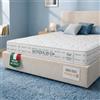 Materassi Russo - Materasso Matrimoniale 140x200 in Memory Foam e Waterfoam, Alto 20 cm, Ortopedico Semi Rigido, Anallergico e Antiacaro, Tessuto Aloe Vera, Made in Italy