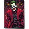 Giallobus - Quadro - 04 - Joker Comics - Tela Canvas Telaio Standard - 35x50 - Pronto da Appendere - Quadri Moderni per la casa