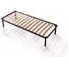 EVERGREENWEB MATERASSI & BEDS EVERGREENWEB Rete Singola fuori misura 90x210 a Doghe in Legno Ortopedica con 4 Piedi Smontabili, Letto Singolo portante in Ferro Rinforzata, Base da Incasso per Tutti i Materassi - Modello Apple