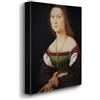 Giallobus - Quadro - Raffaello Sanzio - La Muta - Tela Canvas Telaio Premium Alto Spessore - 50x70 - Pronto da Appendere - Quadri Moderni per la casa