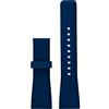Michael Kors Cinturino da donna da 18 o 22 mm in pelle, acciaio inossidabile o silicone, 190 +/- 5 mm, Blu navy