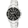 Invicta Pro Diver Orologio da Uomo in acciaio inossidabile con movimento Quarzo - 43mm, Argento/Nero 1768