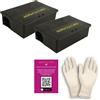 AGRI-CULTURA® | Contenitore Esca per Topi Grandi con Chiave | Trappola per Topi | Set con 2 box Contenitori per Esche, Guanti e Guida con Consigli Utili | Conforme HACCP.