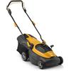 STIGA 140e Collector Kit Tagliaerba A Batteria, 20 V, 38 cm - Brushless, Manubrio Soft-Grip Regol. - Prati Fino A 350 m², 2 Batt. 4 Ah + Caric.