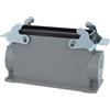 HARTING Han 24B Base alta, 2xPG21 uscita cavi laterale, con 2 staffe trasversali Vite PG21 Area di serraggio