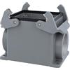 HARTING Han 32B Base alta, 2xPG36 uscita cavi laterale, con 2 staffe trasversali Vite PG36 Area di serraggio