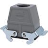 HARTING Han 10B Alloggiamento connettore alto, 1xM32 uscita cavo diritta, con 2 staffe trasversali Vite M32 Area di serraggio