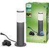 Philips LED GardenLink, Utrecht, Kit Base Paletto LED da Esterni, Luce Bianca Calda, IP44, Basso Voltaggio, 6W, Alimentatore Incluso