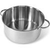 Moneta Allegro Casseruola 2m 24 cm in Acciaio Inox per tutti i Fuochi 5.2 Litri
