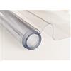 BIANCHERIAWEB Tovaglia Antimacchia Trasparente Antiscivolo Protezione Tavolo in PVC Cristallo Impermeabile e Lavabile Uso Interno ed Esterno 140x160