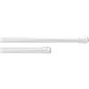 BIANCHERIAWEB SONNI CALDI E PROFONDI CON BIANCHERIAWEB Bacchette Tende A Pressione Bastone Tenda Estensibile Astina con Molla 30-40 Bianco