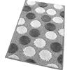 emmevi Tappeto Bagno Camera Antiscivolo Shaggy Moderno Scendi Doccia Assorbente MOD.iOS 65X180 Grigio