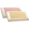 EVERGREENWEB MATERASSI & BEDS Evergreenweb - Coppia Cuscini Memory Foam, Modello Saponetta Air Massage Alti 12 cm, Doppia Fodera Silver e Cotone Naturale, Guanciali Letto Ideali per Cervicale, Traspiranti Termosensibili Antiacaro