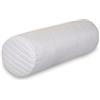 EVERGREENWEB MATERASSI & BEDS Evergreenweb - Cuscino in Fiocco Memory Foam da Letto o Arredo Divano, Imbottitura Morbida effetto piuma D'oca, Guanciali per Dolori Cervicali, Certificazione OEKO-TEX® (cilindro 20x65, Bianco Ever)