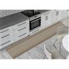 BIANCHERIAWEB Tappeto Passatoia Cucina Antiscivolo Sottolavello Digitale Fantasie Varie 50x180 Bourbon Beige