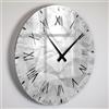 Giallobus - Orologio Linea Basic - Carta Straccia - Vetro acrilico - Basic 30x30 - Meccanismo silenzioso - Pronto da appendere - Orologi moderni