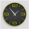 Giallobus - Orologio Bilay - Simple relief - Legno Mdf - Premium 30x30‎‎cm - n.38 Radioactive - Artigianale Made in Italy - Silenzioso - Idea regalo - Moderni doppio livello