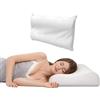 BIANCHERIAWEB SONNI CALDI E PROFONDI CON BIANCHERIAWEB Cuscino Cervicale in Memory Foam 40x65cm per Supporto al Collo 100% Made in Italy Traspirante Guanciale Ergonomico Antirussamento e Anallergico con Federa Silver Lavabile