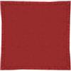 BIANCHERIAWEB Tovaglia Cucina Soggiorno in Cotone con Orlo A Giorno in Tinta Unita Ajour 85x85cm Rosso