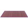 BIANCHERIAWEB SONNI CALDI E PROFONDI CON BIANCHERIAWEB Tappeto Bamboo Antiscivolo in Tinta Unita Cucina Salotto 55x120 Viola