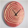 Giallobus - Orologio Linea Basic - Rings - Legno Mdf - Basic 30x30 - Meccanismo silenzioso - Pronto da appendere - Orologi moderni