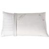EVERGREENWEB MATERASSI & BEDS Evergreenweb - Cuscino Fiocco di Memory Foam con Fodera Silver&Life - Tessuto con Fibra d'Argento - ANTIMICROBICO e Antistatico, 42x72 Alto 15cm, Guanciale Modello Saponetta per Dolori Cervicali