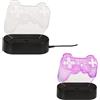Avilia Luce Notturna da Tavolo con USB, Design Joystick - Lampada da Comodino a Forma di Joystick, 6 LED, Luce Multicolore, 13x17.5x4.5cm