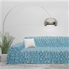 Byour3 - Copridivano 3 4 2 Posti Cotone Misto Fantasia Granfoulard Telo Salvadivano Teli Arredo Foulard Copritutto fodere Divani Ad Angolo Con Penisola destra sinistra (Stelle Marine, 3 posti)
