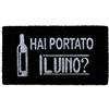 BIANCHERIAWEB Zerbino Entrata Ingresso Casa Esterno Antiscivolo Cocco Nero 40X70 Hai Portato Il Vino?