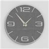 Giallobus - Orologio Bilay - Simple relief - Legno Mdf - Premium 30x30‎‎cm - n.03 Grey wood - Artigianale Made in Italy - Silenzioso - Idea regalo - Moderni doppio livello