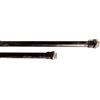 BIANCHERIAWEB Bacchette Tende A Pressione Bastone Tenda Estensibile Astina con Molla 30-40 Nero-Rame